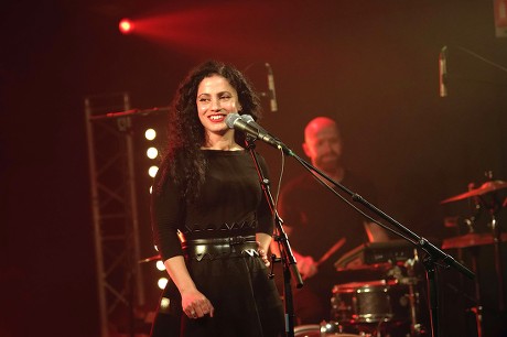 Emel Mathlouthi in concert, Le Badaboum. Paris, France - 18 Apr 2017