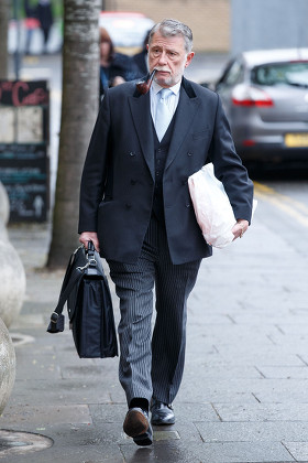 Donald Findlay QC arrives at court.