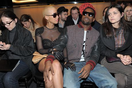 Kanye West His Girlfriend Amber Rose Editorial Stock Photo - Stock