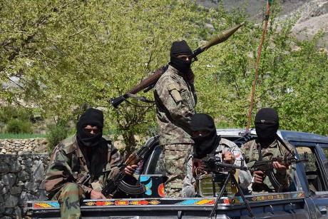 Two Hezbi Islami Fighters On Lookout Editorial Stock Photo - Stock ...