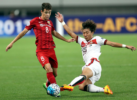 Shanghai Sipg Brazilian Player Hulk Celebrates Editorial Stock Photo