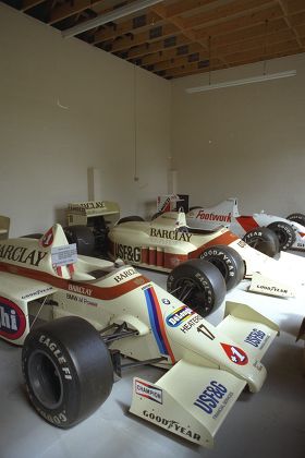 Co-owner Of The Arrows Formular One Racing Team Jackie Oliver Pictured With Some Of His Cars And Daughter 8yr Old Sophie. Also Pictures Of Him And His House Battlesden House In The Village Of Battlesden Nr Woburn In Bedfordshire. His Dog Is Called De
