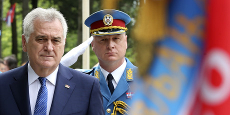 Serbian President Tomislav Nikolic attended Day of Serbian Army Guard, Belgrade, Serbia - 05 May 2017