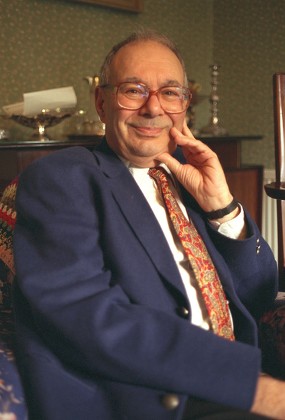 Pics Show Rabbi Lionel Blue At Home In Finchley. 
