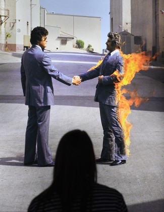 pink floyd wish you were here album cover wallpaper
