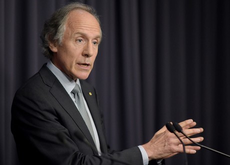 Newly Appointed Chief Scientist Dr Alan Finkel Press Conference in Canberra - Oct 2015