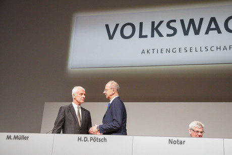Volkswagen AG annual general meeting, Hanover, Germany - 10 May 2017