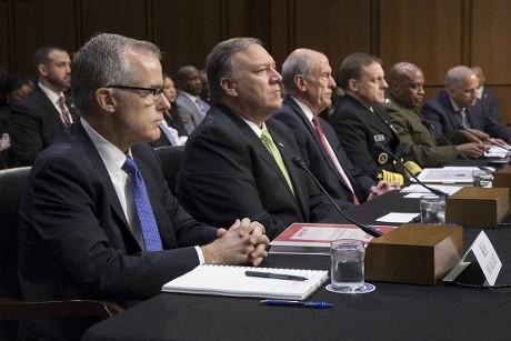 Senate Select Committee on Intelligence hearing on World Wide Threats, Washington, USA - 11 May 2017