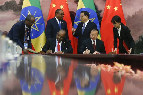 Ethiopian Prime Minister Hailemariam Desalegn in Beijing, China - 12 May 2017