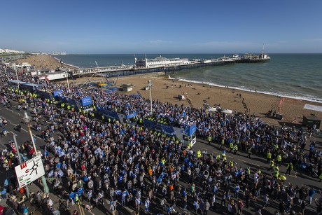 Brighton Hove Albion Open Bus Parade Editorial Stock Photo - Stock ...