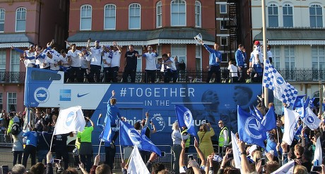 Brighton & Hove Albion FC,  Promotion Parade, 14MAY2017 - 14 May 2017