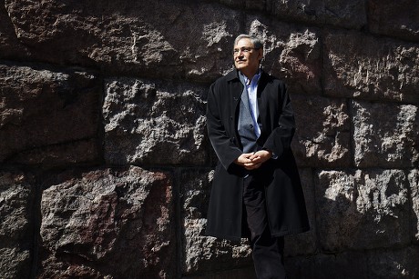 Orhan Pamuk portrait session, Helsinki, Finland - 14 May 2017