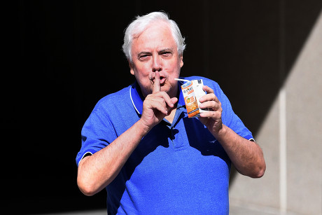 Businessman Clive Palmer at failed Queensland Nickel company hearing in Brisbane, Queensland, Australia - 17 May 2017