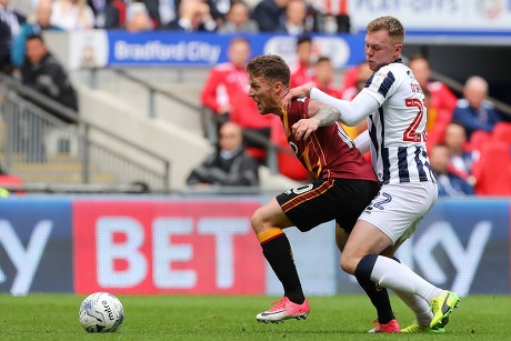 Écharpe Supporters Bradford City Vs Millwall - Finale Play Off 20 Mai 2017 - Excellent État