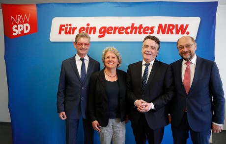Executive Committee Meeting of Social Democratic Party in North Rhine-Westphalia, Duesseldorf, Germany - 19 May 2017