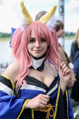 Cosplayers Pose During Japan Day Duesseldorf Editorial Stock Photo - Stock  Image