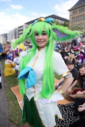 Cosplayers Pose During Japan Day Duesseldorf Editorial Stock Photo - Stock  Image