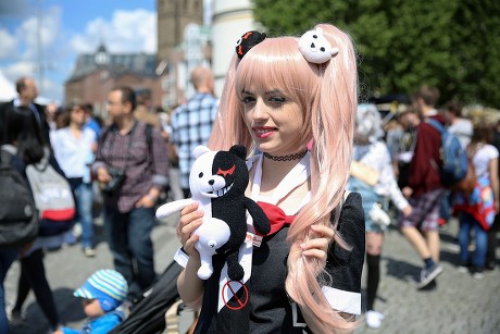 Cosplayers Pose During Japan Day Duesseldorf Editorial Stock Photo - Stock  Image