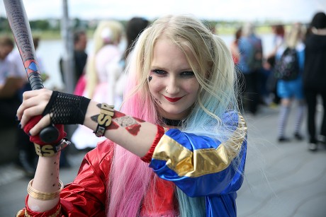 Cosplayers Pose During Japan Day Duesseldorf Editorial Stock Photo - Stock  Image