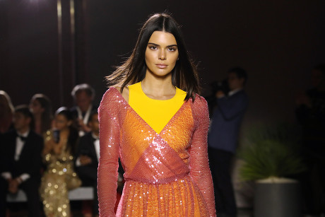 Kendall Jenner On Catwalk Editorial Stock Photo - Stock Image ...