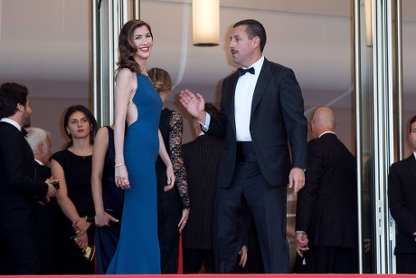 Adam Sandler His Wife Jackie Sandler Editorial Stock Photo - Stock