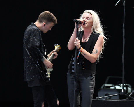 PVRIS in concert at The Perfect Vodka Amphitheatre, West Palm Beach, Florida, USA - 20 May 2017