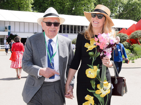 Rupert Murdoch Jerry Hall Editorial Stock Photo - Stock Image
