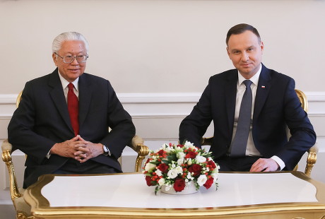 President Duda meets with Tony Tan Keng Yam, Warsaw, Poland - 22 May 2017