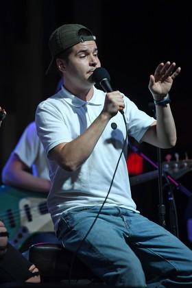 Lukas Graham perform during 97.3 Hits Sessions at Revolution, Fort Lauderdale, Florida, USA - 23 May 2017