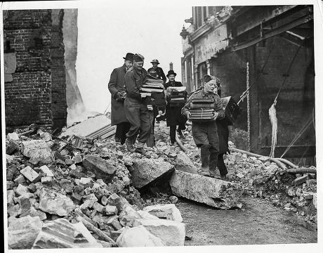 War Britain Fire London 1941 Soldiers Editorial Stock Photo - Stock ...