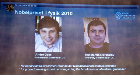 Sweden Nobel Physics - Oct 2010