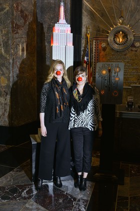 Laura Linney and Lucia Moniz Light the Empire State Building, New York, USA - 25 May 2017