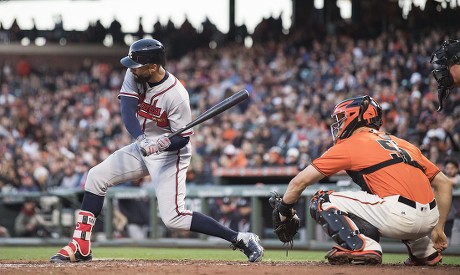 MLB Braves vs Giants, San Francisco, USA - 26 May 2017 Stock Pictures ...