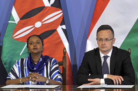 Kenyan Foreign Minister Mohamed visits Hungary, Budapest - 29 May 2017