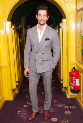 david gandy double breasted blazer