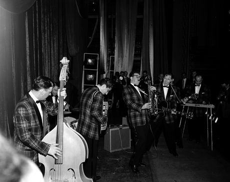 Bill Haley Comets Rehearsal Before Performing Editorial Stock Photo ...