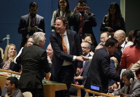 Election of Five Non-Permanent Members of UN Security Council, New York, USA - 02 Jun 2017