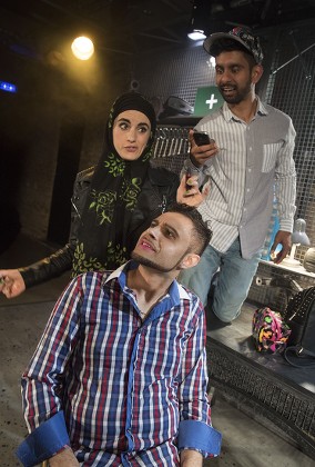 'Combustion' Play by Asif Khan performed at the Arcola Theatre, London, UK, 31 May 2017