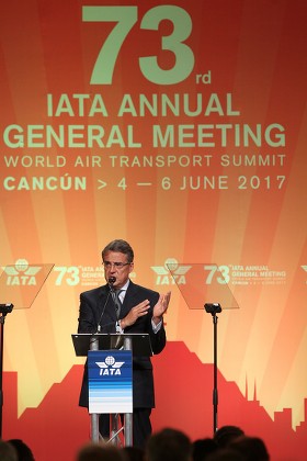International Air Transport Association (IATA) assembly in Cancun, Mexico - 05 Jun 2017