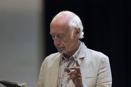 Roger McGough performing with Little Machine at Jags school, London - 22 May 2017