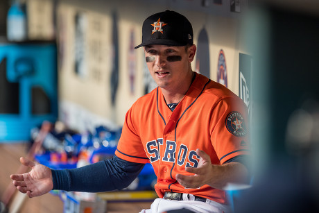 June 9, 2017: Houston Astros mascot Orbit wears a Jedi outfit for