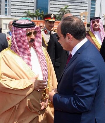 King of Bahrain Hamad bin Issa al-Khalifa visit to Cairo - 09 Jun 2017