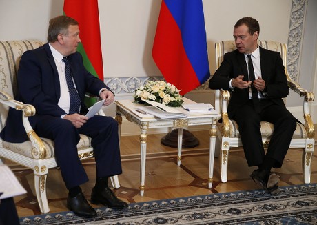 Belarus Prime Minister Andrei Kobyakov visits, St.Petersburg, Russian Federation - 16 Jun 2017