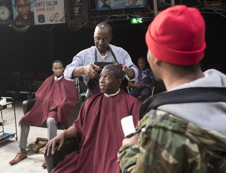 'Barber Shop Chronicles' Play performed in the Dorfmann Theatre at the Royal National Theatre, London, UK, 07 Jun 2017