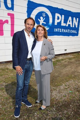 Foundation stone laying ceremony for a children's home by Plan International charity, Hamburg, Germany - 22 Jun 2017