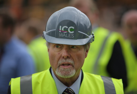 ICC Wales headquarters ground breaking, Newport, Wales, UK - 23 Jun 2017