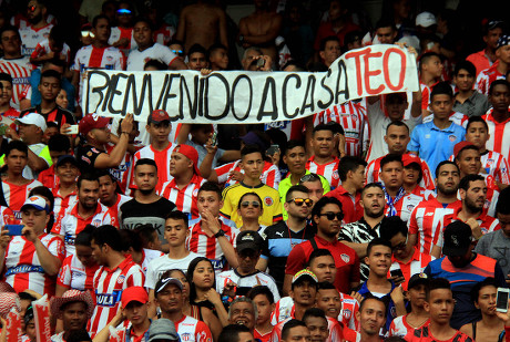 Atletico Junior Fans Display Welcoming Messages Editorial Stock Photo -  Stock Image | Shutterstock