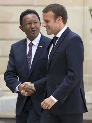 President of Madagascar Rajaonarimampianina in Paris, France - 28 Jun 2017