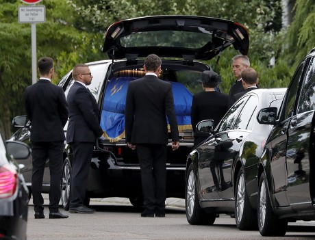 Transport of coffin of former German Chancellor Helmut Kohl, Oggersheim, Germany - 01 Jul 2017