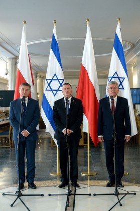 Israel's Knesset Speaker Yuli-Yoel Edelstein Pays visit to Poland, Warsaw - 03 Jul 2017